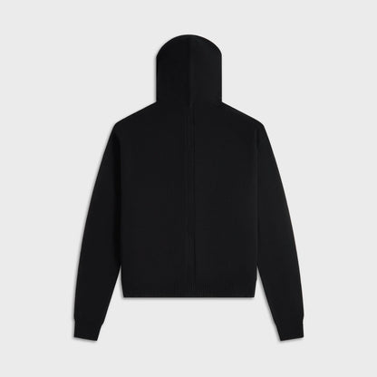 Rick Owens Zipped Hoodie - Black