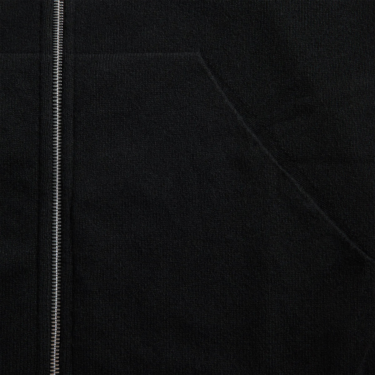 Rick Owens Zipped Hoodie - Black