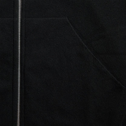 Rick Owens Zipped Hoodie - Black