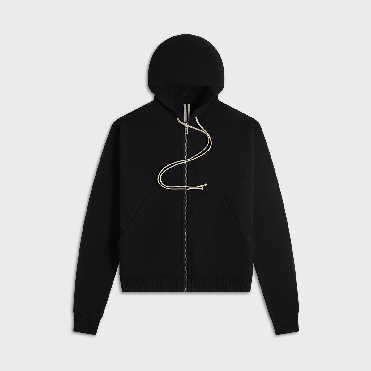 Rick Owens Zipped Hoodie - Black
