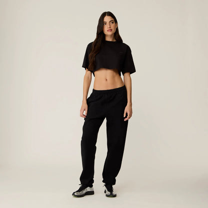 Kith Women Fei Cropped Tee - Black