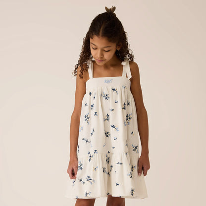 Kith Kids Peyton Novelty Mini Dress - White