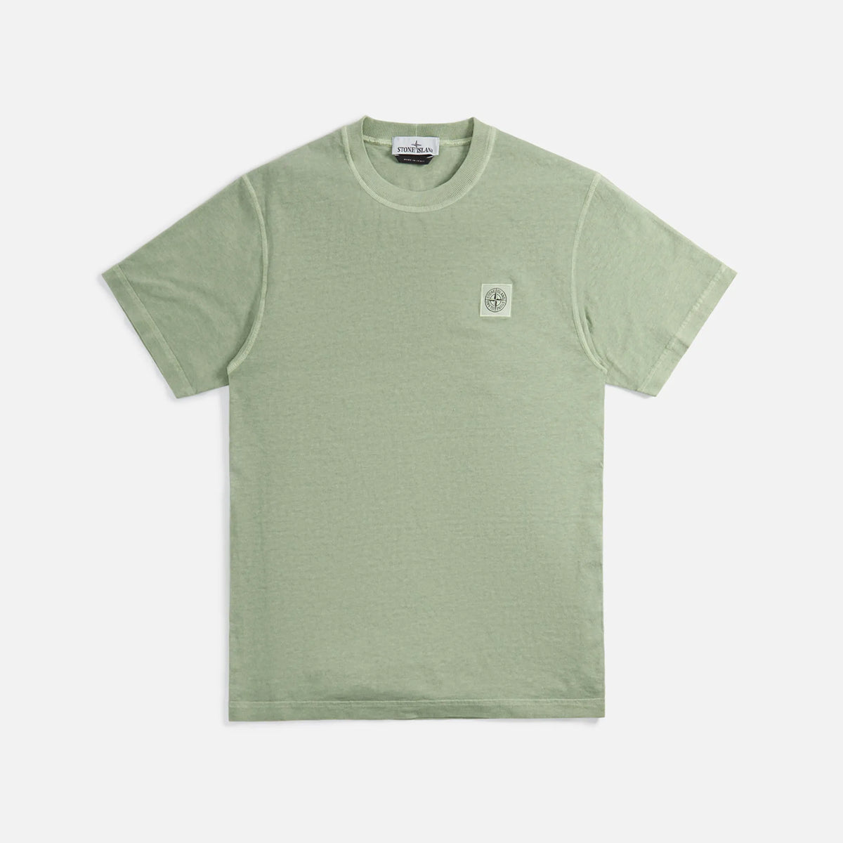 Stone Island Fissato Effect Tee - Sage