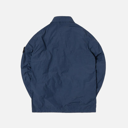 Stone Island Garment Dyed Overshirt - Blue Marine