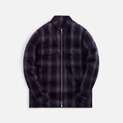 Stampd Mason Zip Up Shirt - Black