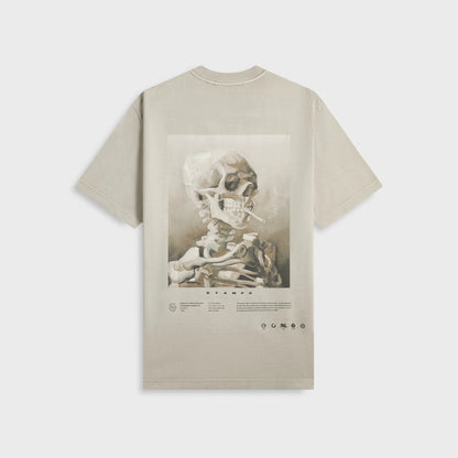 Stampd Van Gogh Relaxed Tee - Vintage Washed Fog