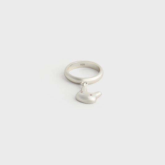 Sandy Liang Terminator Droplet Ring - Silver