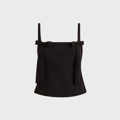 Sandy Liang Amelie Top - Black