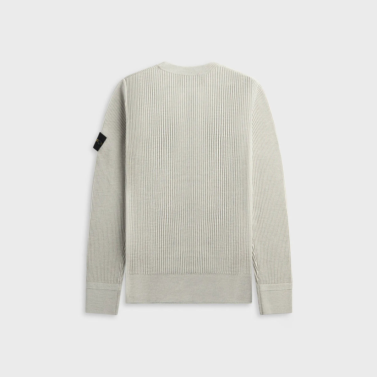 Stone Island Full Rib RWS Wool Crewneck - Sand Melange