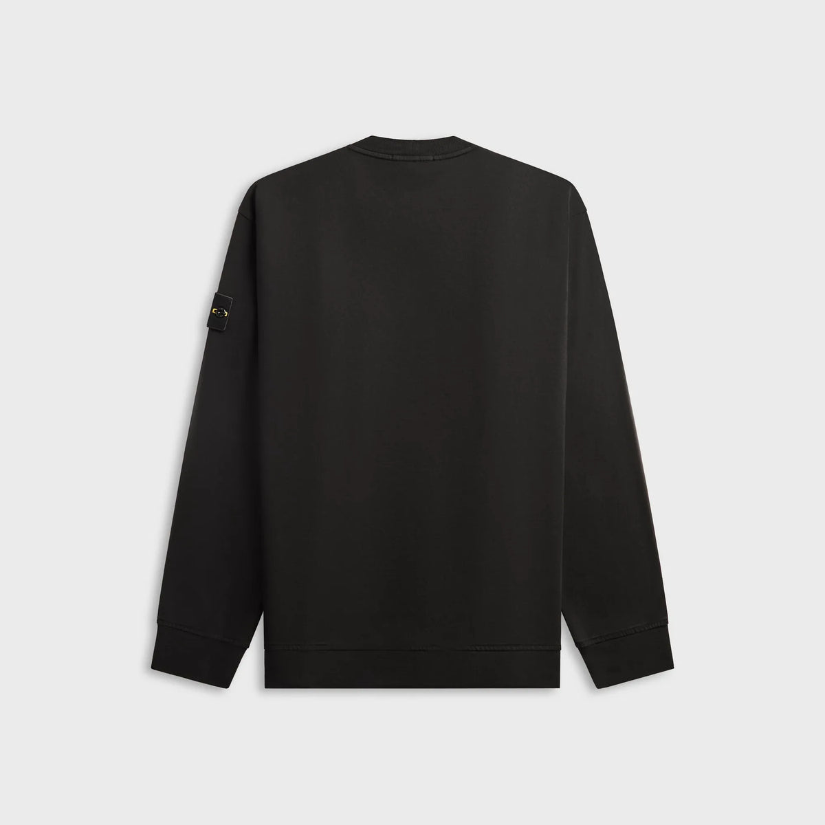 Stone Island Heavy Organic Cotton Crewneck Sweatshirt - Black