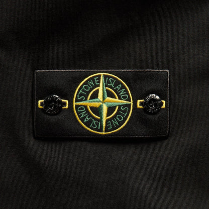 Stone Island Heavy Organic Cotton Crewneck Sweatshirt - Black