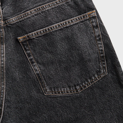 Sunflower Wide Twist Jean - Black Stone