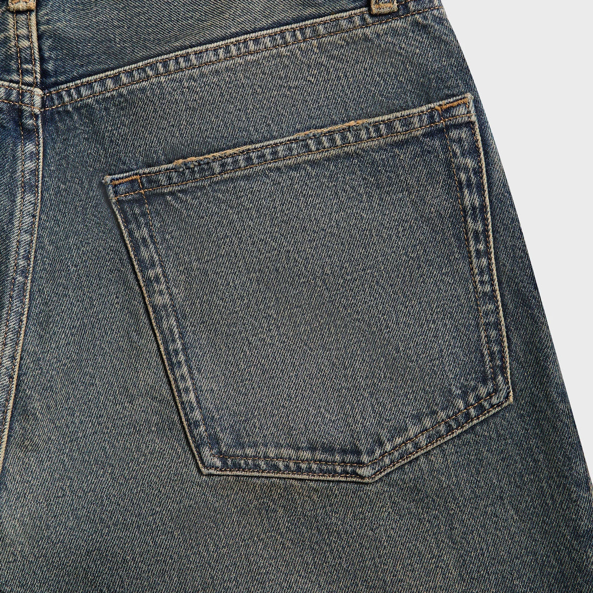 Sunflower Wide Twist Jean - Dirty Blue