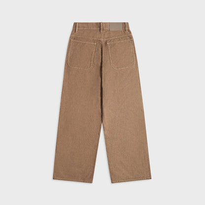 Sunflower Super Wide Jean - Taupe