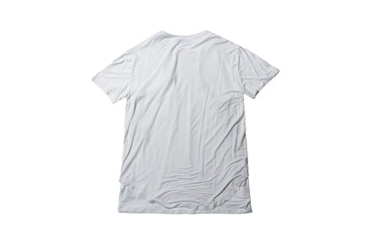 Stampd Double Layer Scallop Tee - White