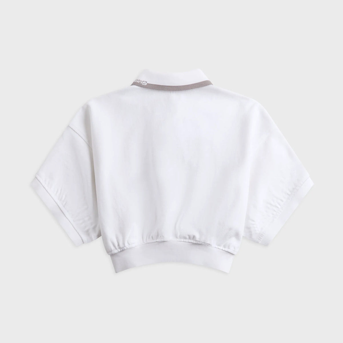 Alexander Wang Relaxed Cropped Cinched Polo - White
