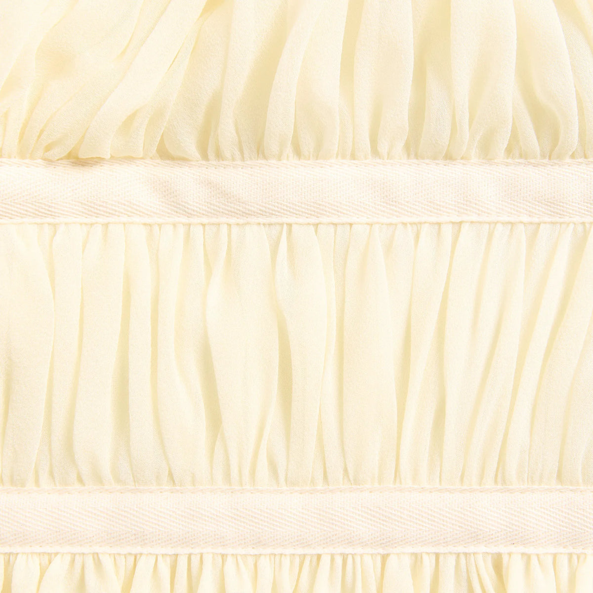 Tae Park Chiffon Wrap Top - Ivory