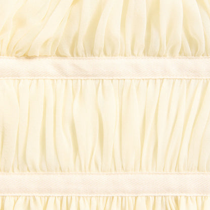 Tae Park Chiffon Wrap Top - Ivory