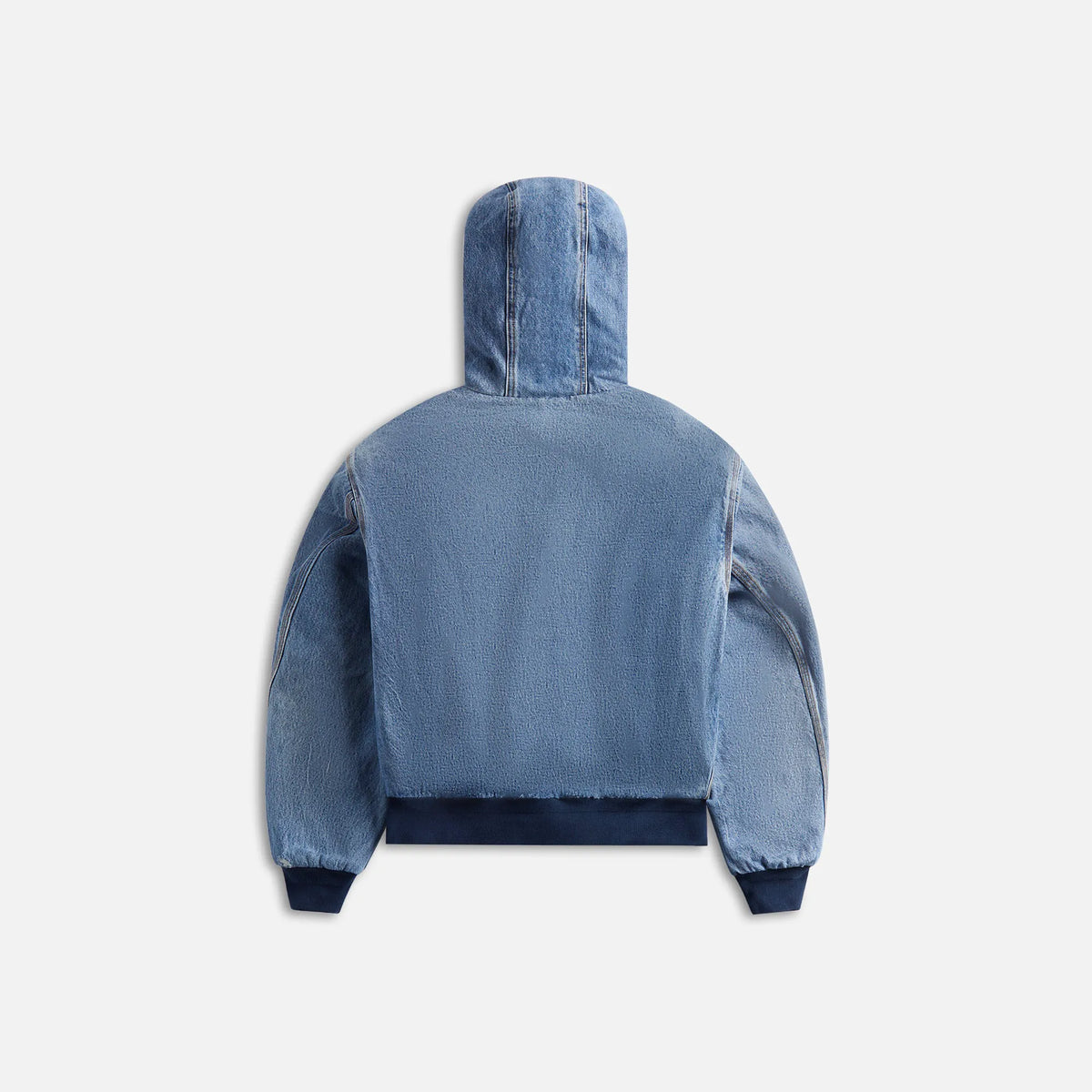 Alexander Wang Unisex Rounded Workwear Zip front Jacket - Worn Indigo