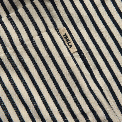 Tekla Classic Bathrobe - Sailor Stripes