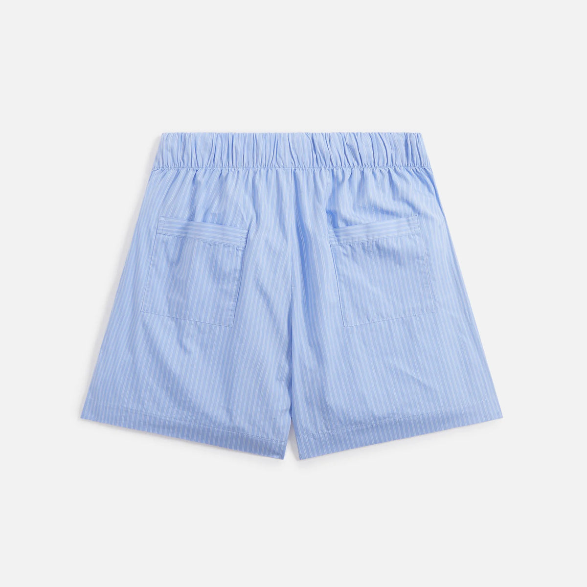 Tekla Poplin Pajama Shorts - Pin Stripes