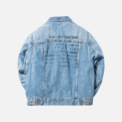 Unravel Project Intro H Rigid Denim Chopped Jacket - Indigo