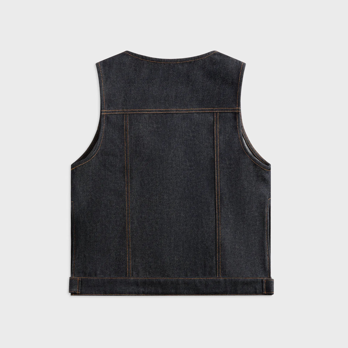 Veneda Carter Boxy Vest - Denim