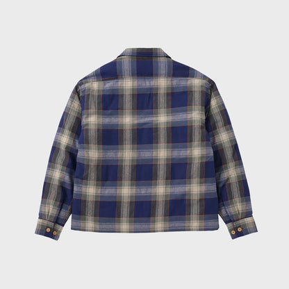 Visvim Keesey Check Down Jacket - Blue