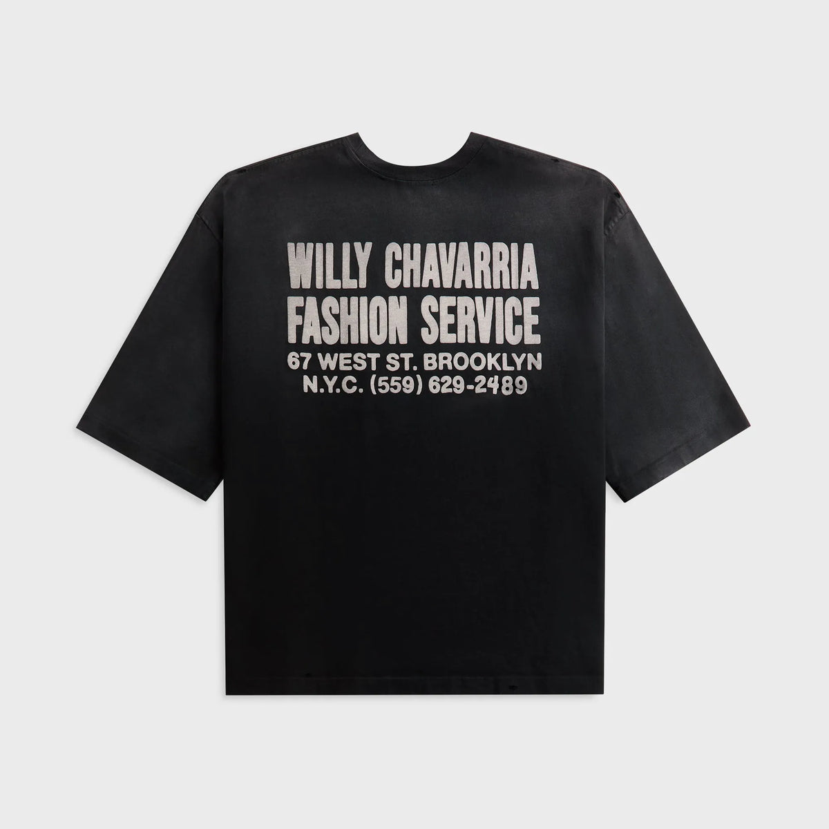 Willy Chavarria Fashion Services Buffalo Tee - Black