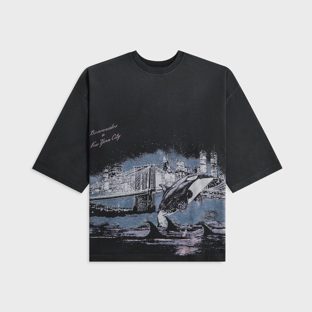 Willy Chavarria Free Willy Buffalo Tee - Black