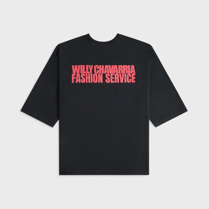 Willy Chavarria Casa De Chavarria Buffalo Tee - Black