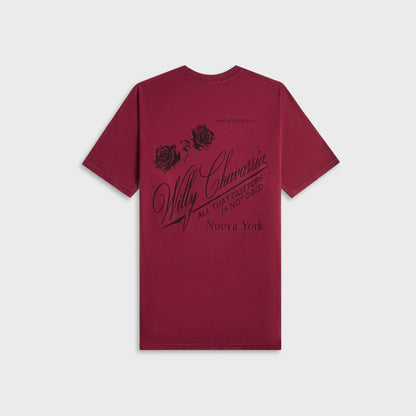 Willy Chavarria Proverb Easy Tee - Red
