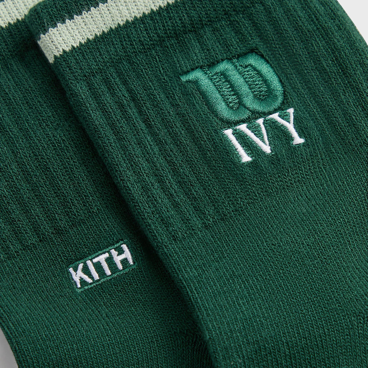 Kith Ivy for Wilson Quarter Top Socks - Ivy Green
