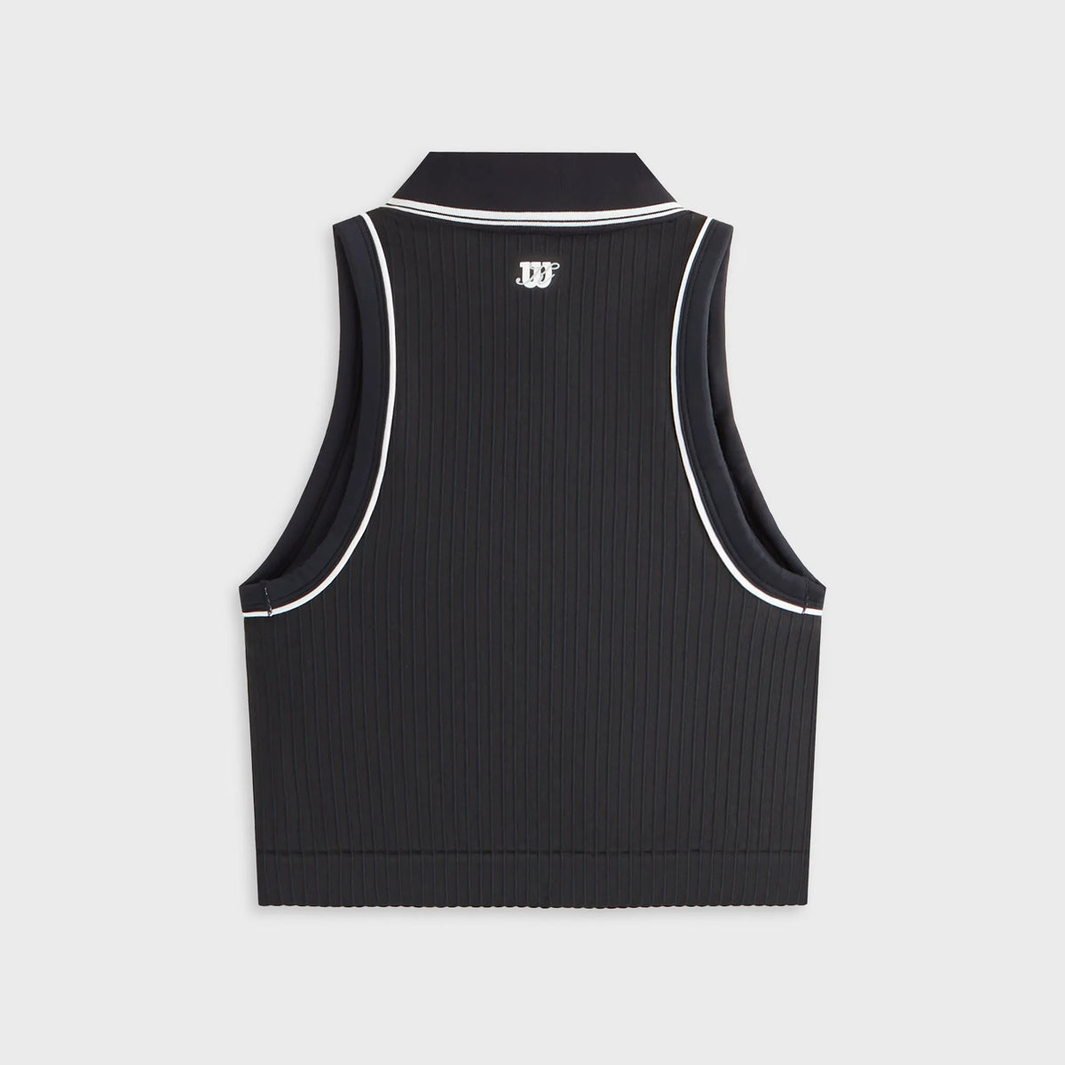 Kith Women for Wilson Classic Cropped Polo - Black