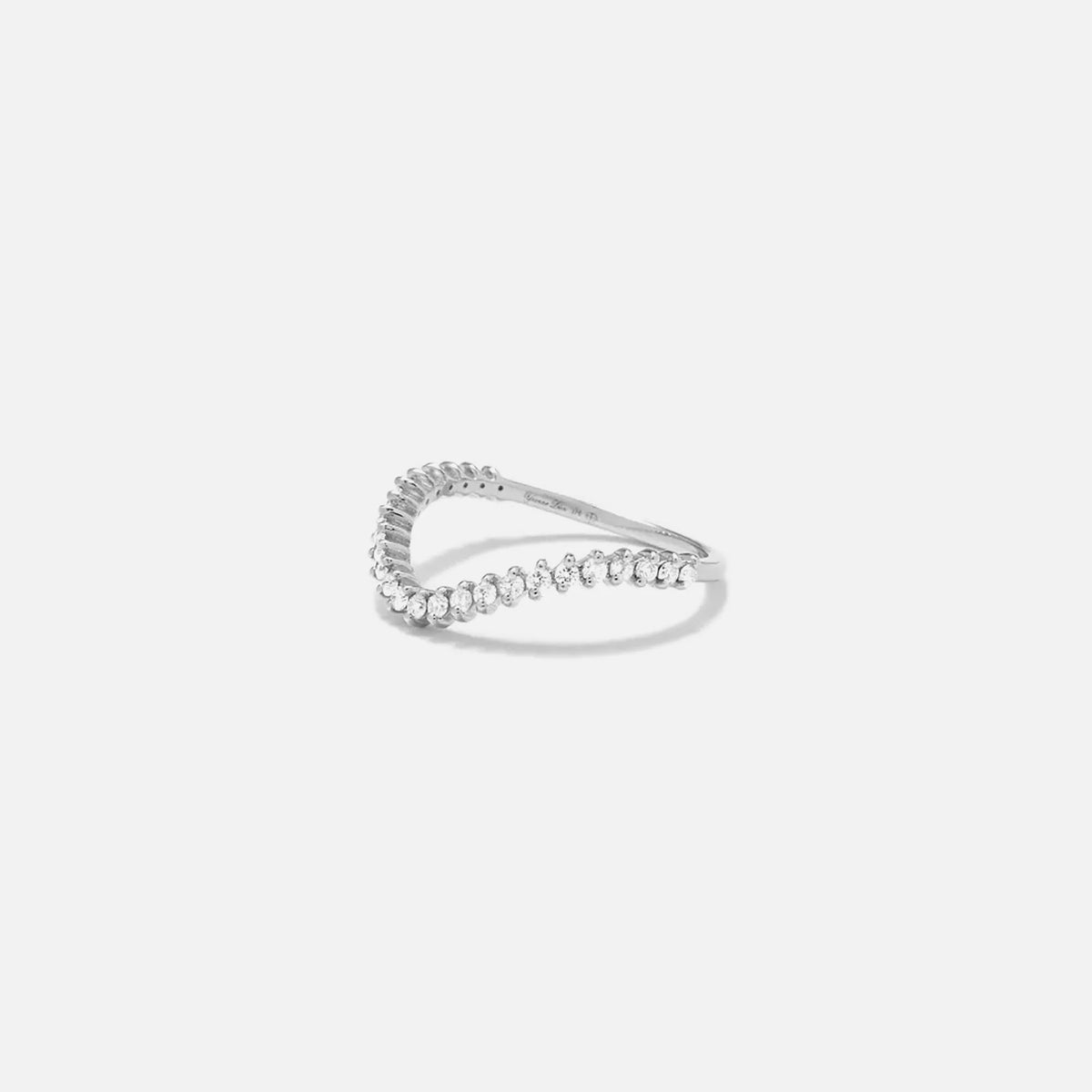 Yvonne Leon Alliance Mini Vague - Blanc